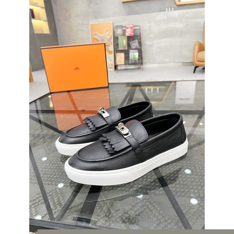H**mes leather shoes